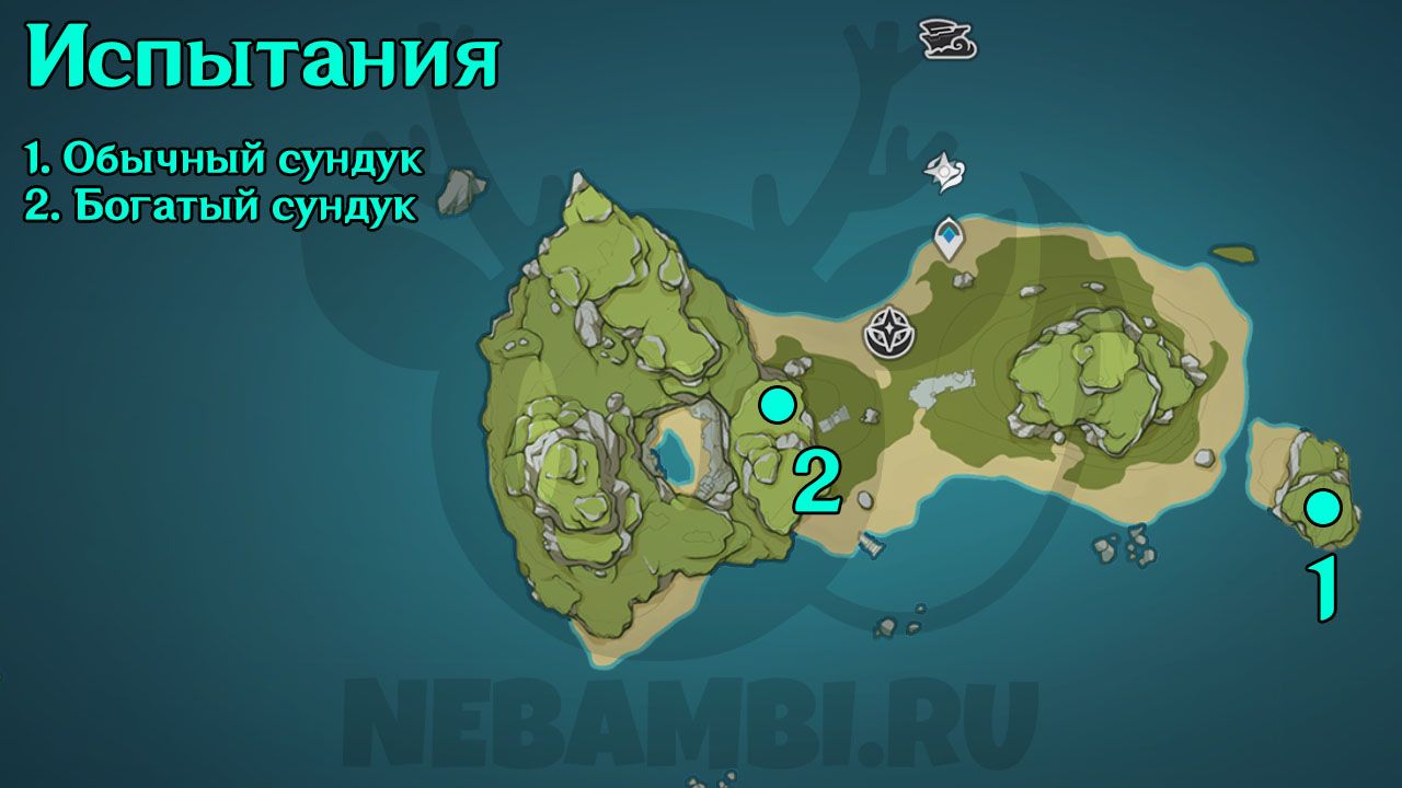 Испытания на Опасном острове в Genshin Impact 2.8 геншин импакт
