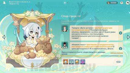 Благотворительность и творчество Сбор средств на открытие лавки Genshin Impact геншин импакт