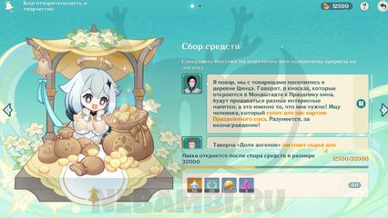 Благотворительность и творчество Сбор средств на открытие лавки Genshin Impact геншин импакт
