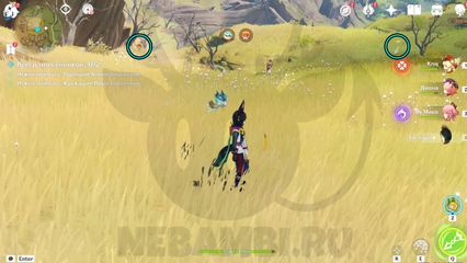 Ловля грибов Зона отлова 4 геншин импакт genshin impact