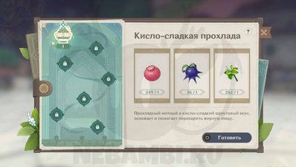 Кисло-сладкая прохлада Событие Пряности запада Северные изыскания Genshin Impact 3.5 геншин импакт