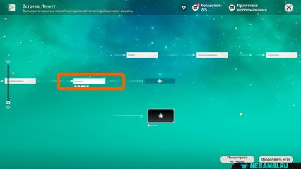 Третья концовка встречи с Линетт в геншин импакт genshin impact