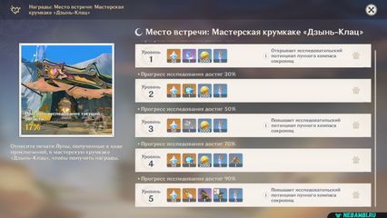 Место встречи Мастерская крумкаке Дзынь Клац геншин импакт genshin impact нод край