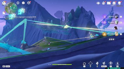 задание эхо покинутой песни Снимите печати с парящего острова геншин импакт genshin impact 6.3