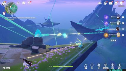 задание эхо покинутой песни Снимите печати с парящего острова геншин импакт genshin impact 6.3