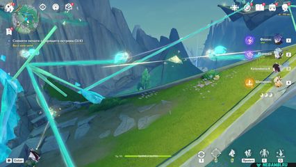 задание эхо покинутой песни Снимите печати с парящего острова геншин импакт genshin impact 6.3