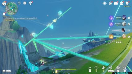 задание эхо покинутой песни Снимите печати с парящего острова геншин импакт genshin impact 6.3