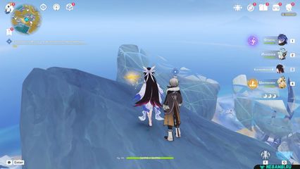 Перевернутая башня Следуйте за Иллуги и активируйте ядро барьера геншин импакт genshin impact 6.3