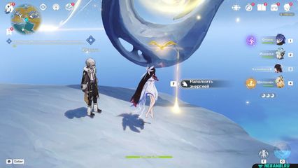 Перевернутая башня Следуйте за Иллуги и активируйте ядро барьера геншин импакт genshin impact 6.3