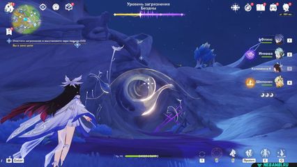 Перевернутая башня Очистите загрязнение и восстановите ядро барьера геншин импакт genshin impact 6.3