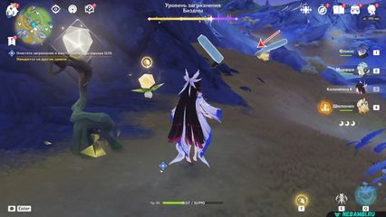 Перевернутая башня Очистите загрязнение и восстановите ядро барьера геншин импакт genshin impact 6.3