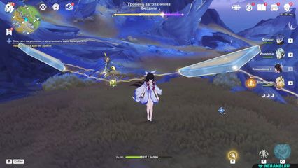 Перевернутая башня Очистите загрязнение и восстановите ядро барьера геншин импакт genshin impact 6.3