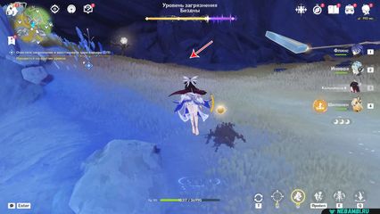 Перевернутая башня Очистите загрязнение и восстановите ядро барьера геншин импакт genshin impact 6.3